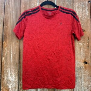 Old Navy Boys Red Black Short Sleeve Athletic T Shirt Size XL 14-16